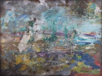 Lot 425 - J.L. Isherwood, Rural landscape, oil.