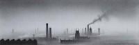 Lot 452 - Trevor Grimshaw, Townscape, graphite.