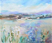 Lot 229 - Judith Donaghy, Highland landscape, oil.