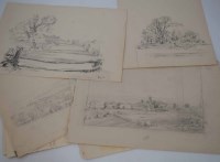 Lot 495 - Samuel John Lamorna Birch, Folio of drawings.
