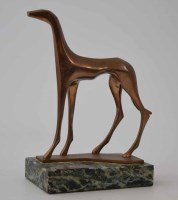 Lot 524 - Arthur Dooley, Poseur, bronze sculpture.