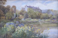 Lot 553 - Frank Saltfleet, Whirlow Brook Hall, Sheffield, watercolour.