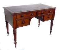 Lot 612 - Victorian mahogany writing desk