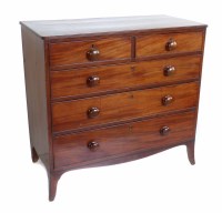 Lot 613 - George III chest of drawers