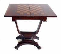 Lot 630 - Victorian games table.