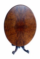 Lot 654 - Victorian walnut loo table