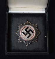Lot 57 - A rare Second World War Nazi German Cross in silver.