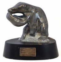 Lot 73 - Isah Innuit carving on base