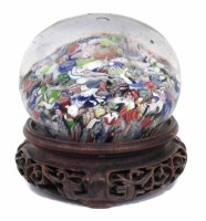 Lot 101 - 19th century scramble glass paperweight, set