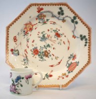 Lot 138 - Bow coffee can and a plate