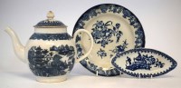 Lot 162 - Liverpool tea pot plate and spoon tray.