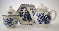 Lot 179 - Worcester teapot and stand, and a sucrier