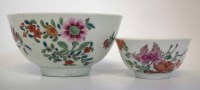 Lot 187 - Worcester teabowl circa 1760, finely potted