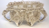 Lot 194 - Belleek basket