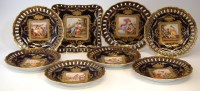 Lot 205 - Vienna type part dessert service