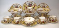 Lot 206 - Dresden tea service