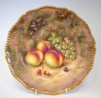 Lot 211 - Royal Worcester fallen fruit plate.