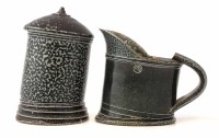 Lot 243 - Walter Keeler (1942-) lidded pot and jug