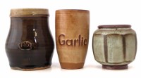 Lot 248 - David Leach  Lowerdown pottery yunomi and two other items.