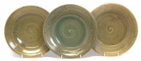 Lot 261 - Jim Malone (b.1946) three plates