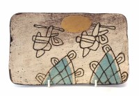 Lot 267 - John Maltby (1936-) rectangular dish, raised on