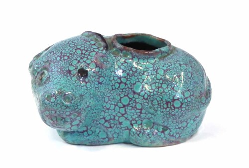 Lot 326 - Chinese miniature pottery brush washer