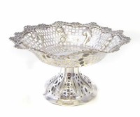 Lot 343 - A silver comport