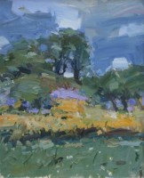 Lot 410 - Don McKinlay, Spring Landscape, Bala, North Wales, oil.