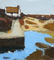 Lot 412 - Donald McIntyre, Dolan, oil on board.
