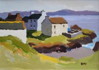 Lot 465 - Donald McIntyre, Port Charlotte No. 2, acrylic.