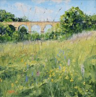 Lot 476 - Erni Upton, 20th century, Dane-in-Shaw Pastures, near Congleton, oil.