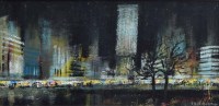 Lot 496 - David Alderman, Manchester, oil.