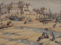 Lot 500 - Stanley Smith, St. Ives, watercolour.