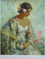 Lot 535 - After Royo, Belleza Serena, signed serigraph.