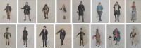 Lot 584 - J.C. Clarke, The Characters of Charles Dickens, watercolours (16).