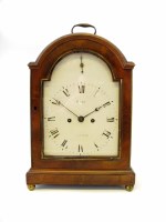 Lot 599 - A Regency mahogany cased table clock