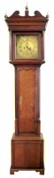 Lot 601 - Late 18th century long case clock