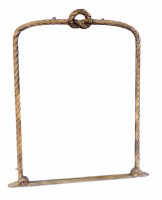 Lot 606 - Victorian over mantel mirror