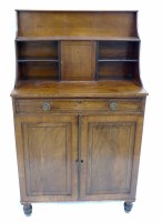 Lot 634 - Early 19th century mahogany side cabinet