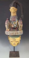 Lot 36 - Yoruba Egungun headdress,     All lots in this