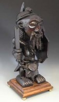 Lot 38 - Lulua war chief figure, 60cm high     All lots in