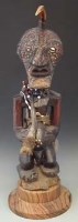 Lot 76 - Songye Nkisi Power figure or Fetish, 75cm high
