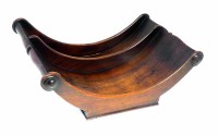 Lot 7 - George III mahogany cheese coaster.