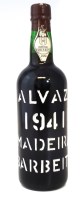 Lot 25 - Malvazia 1941 Madeira Barbeito port.