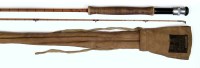 Lot 28 - Hardys Perfection split cane fishing rod.