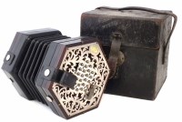 Lot 30 - Wheatstone concertina.
