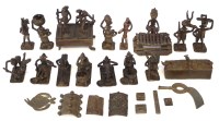 Lot 50 - Fourteen Ashanti gold weight figures
