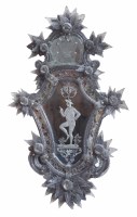 Lot 64 - 19th century Venetian pier glass.