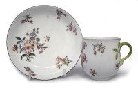 Lot 75 - Chelsea bell shape coffee cup and saucer circa