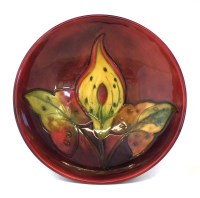 Lot 132 - Moorcroft Flambe Footed Dish